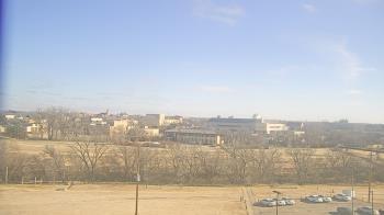 Weather camera view of Fort Hays State University.