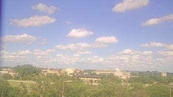 Weather camera view of Fort Hays State University.