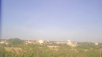 Weather camera view of Fort Hays State University.