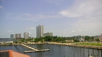 Weather camera view of River District.