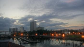 Weather camera view of River District.