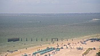 Weather camera view of DiamondHead & GullWing Beach Resorts.