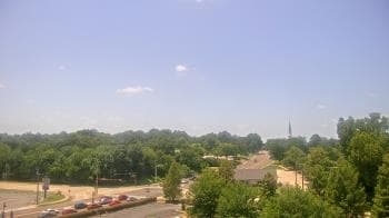 Weather camera view of Fort Smith Public Library.