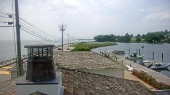 Weather camera view of Gibson Island Club.