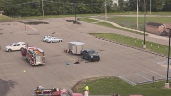 Weather camera view of Trimble Local School District.