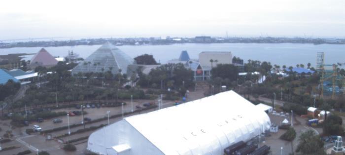 Weather camera view of Moody Gardens Inc..