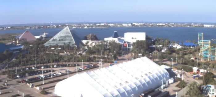 Weather camera view of Moody Gardens Inc..