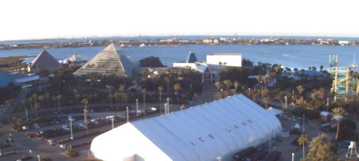 Weather camera view of Moody Gardens Inc..