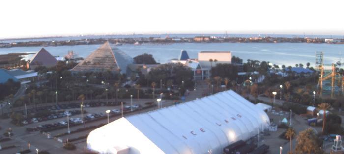 Weather camera view of Moody Gardens Inc..