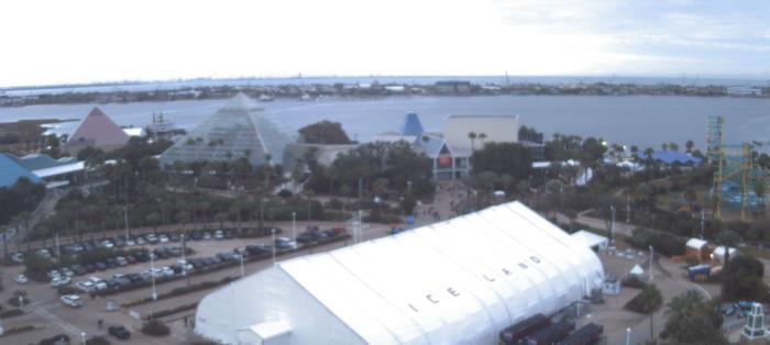 Weather camera view of Moody Gardens Inc..