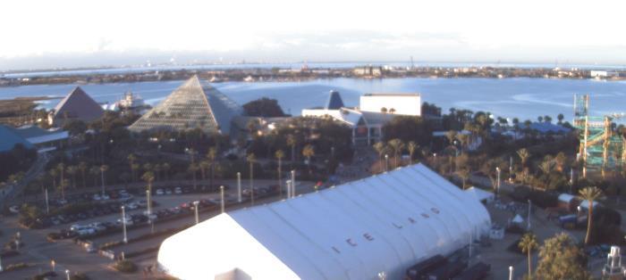 Weather camera view of Moody Gardens Inc..