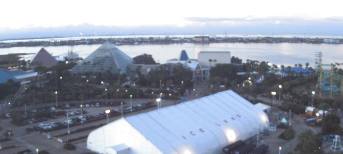 Weather camera view of Moody Gardens Inc..