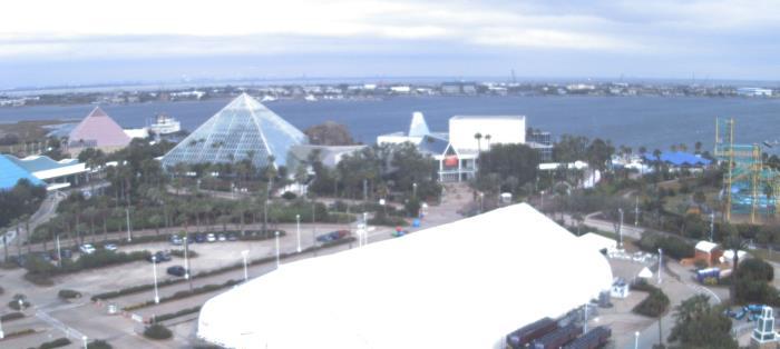 Weather camera view of Moody Gardens Inc..
