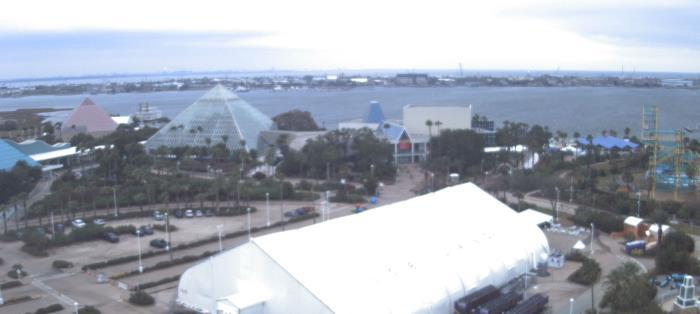 Weather camera view of Moody Gardens Inc..