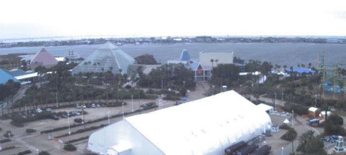 Weather camera view of Moody Gardens Inc..
