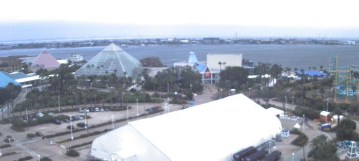 Weather camera view of Moody Gardens Inc..