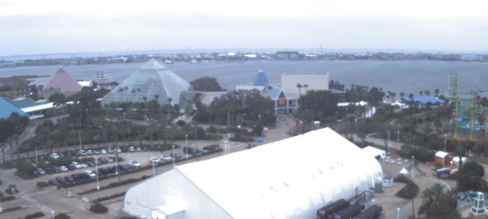 Weather camera view of Moody Gardens Inc..
