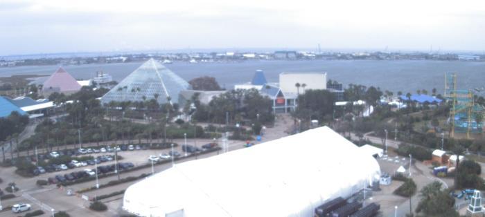 Weather camera view of Moody Gardens Inc..