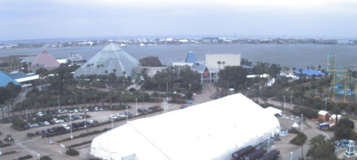 Weather camera view of Moody Gardens Inc..