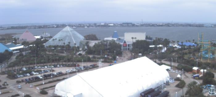 Weather camera view of Moody Gardens Inc..