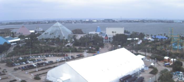 Weather camera view of Moody Gardens Inc..