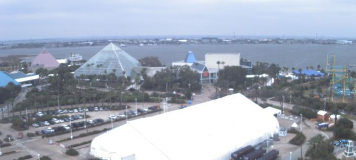 Weather camera view of Moody Gardens Inc..
