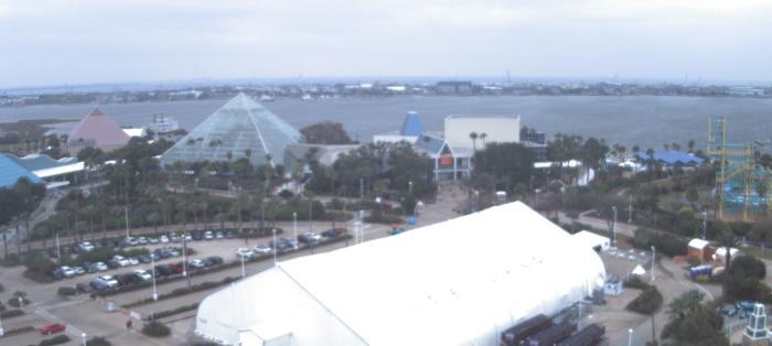 Weather camera view of Moody Gardens Inc..