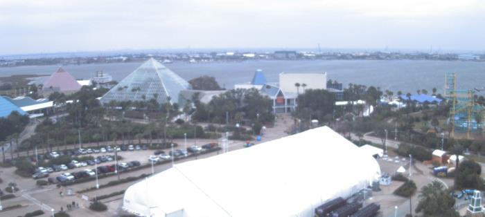 Weather camera view of Moody Gardens Inc..