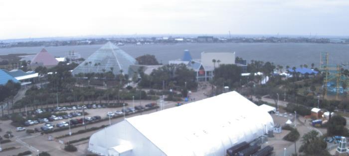 Weather camera view of Moody Gardens Inc..