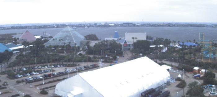 Weather camera view of Moody Gardens Inc..