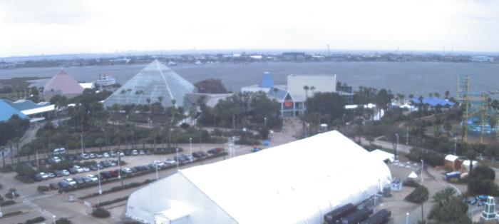 Weather camera view of Moody Gardens Inc..