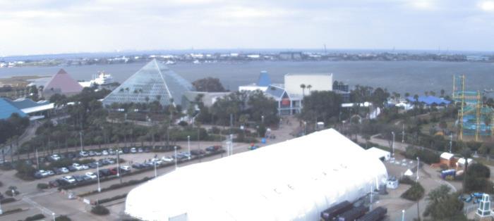 Weather camera view of Moody Gardens Inc..