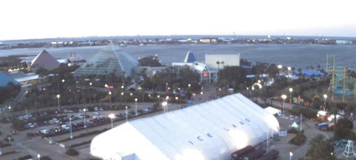 Weather camera view of Moody Gardens Inc..