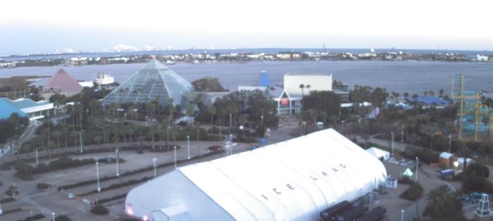 Weather camera view of Moody Gardens Inc..