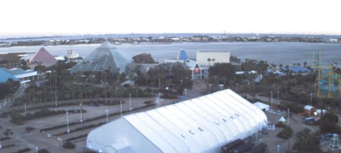 Weather camera view of Moody Gardens Inc..