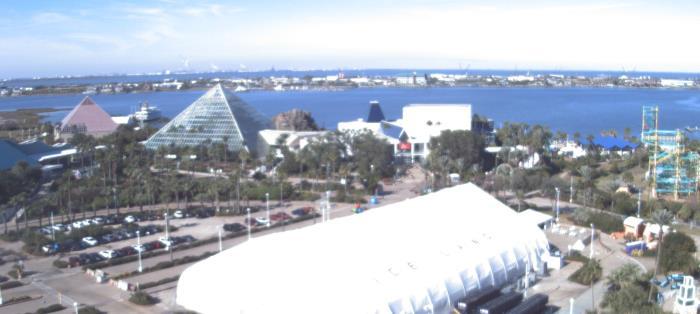 Weather camera view of Moody Gardens Inc..