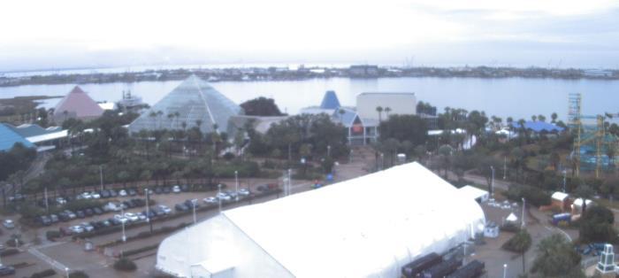 Weather camera view of Moody Gardens Inc..