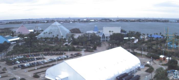 Weather camera view of Moody Gardens Inc..