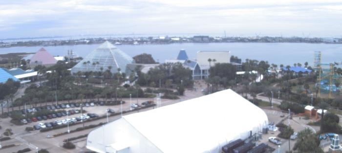 Weather camera view of Moody Gardens Inc..