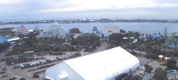 Weather camera view of Moody Gardens Inc..