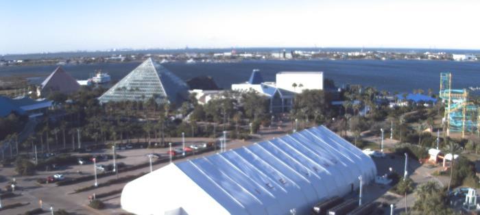 Weather camera view of Moody Gardens Inc..