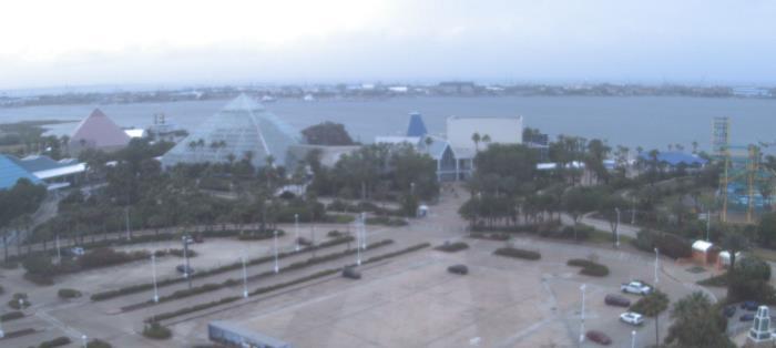 Weather camera view of Moody Gardens Inc..
