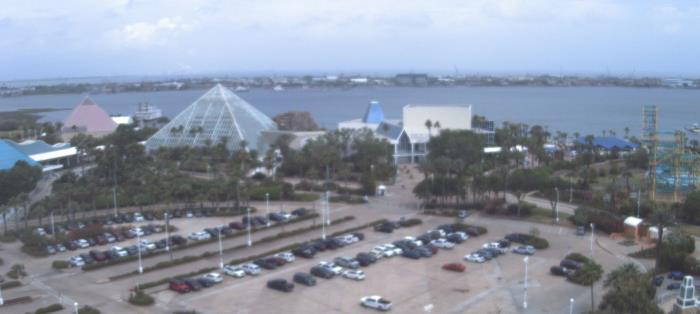 Weather camera view of Moody Gardens Inc..