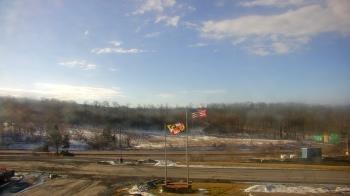 Weather camera view of Garrett County EMA - Grantsville County Roads.