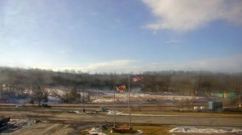 Weather camera view of Garrett County EMA - Grantsville County Roads.