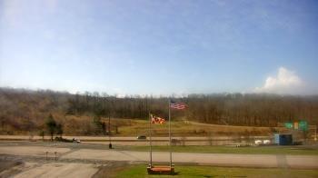 Weather camera view of Garrett County EMA - Grantsville County Roads.