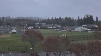 Weather camera view of Granite Falls High School.