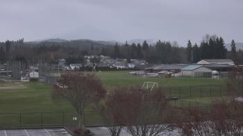 Weather camera view of Granite Falls High School.
