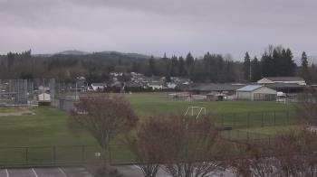 Weather camera view of Granite Falls High School.