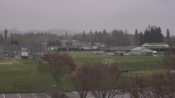 Weather camera view of Granite Falls High School.